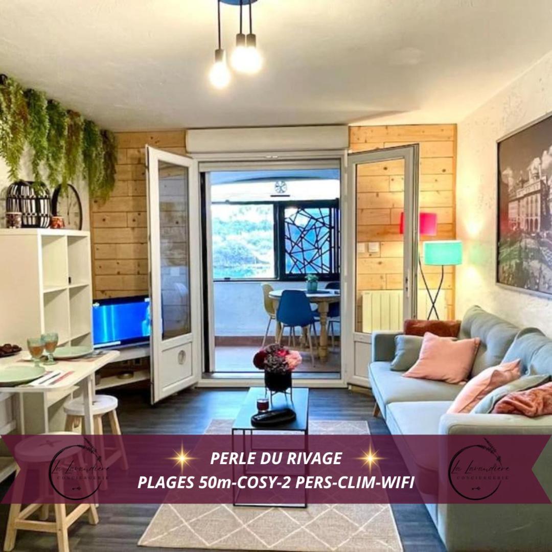 Perle Du Rivage - Plage 50M, Clim, Wifi, 2 Pers Fos-sur-Mer Buitenkant foto