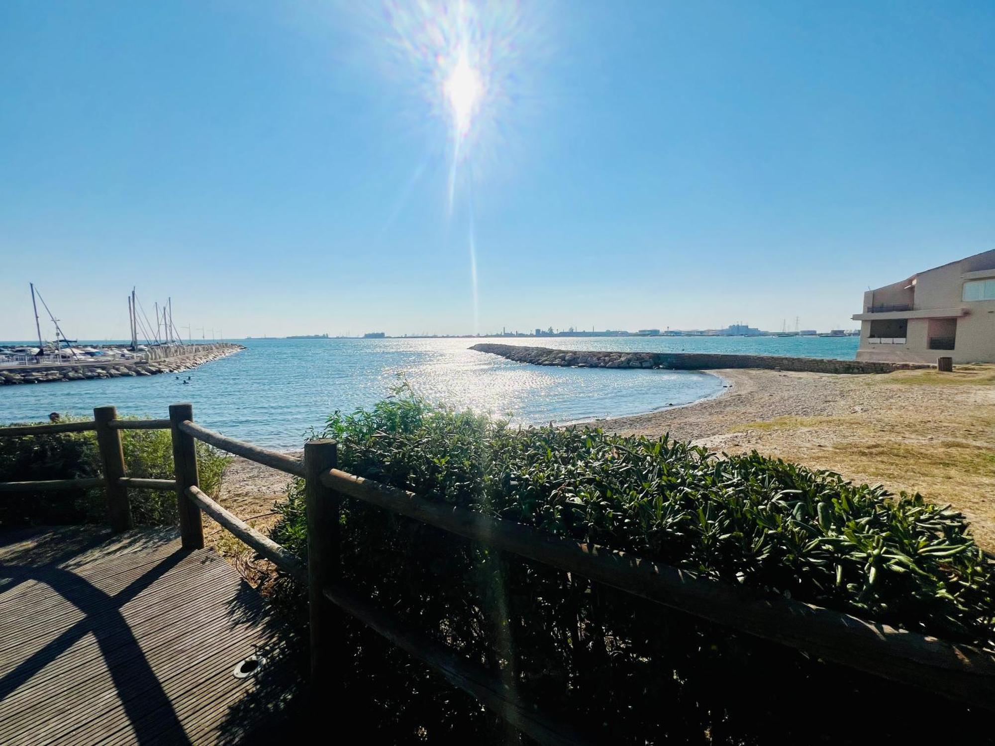 Perle Du Rivage - Plage 50M, Clim, Wifi, 2 Pers Fos-sur-Mer Buitenkant foto